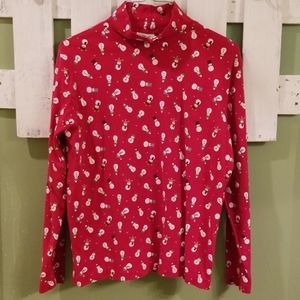 Snowman Turtleneck!  St.John's Bay  Woman's Medium